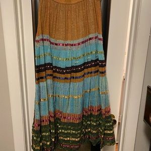 Multicolored Maxi Skirt